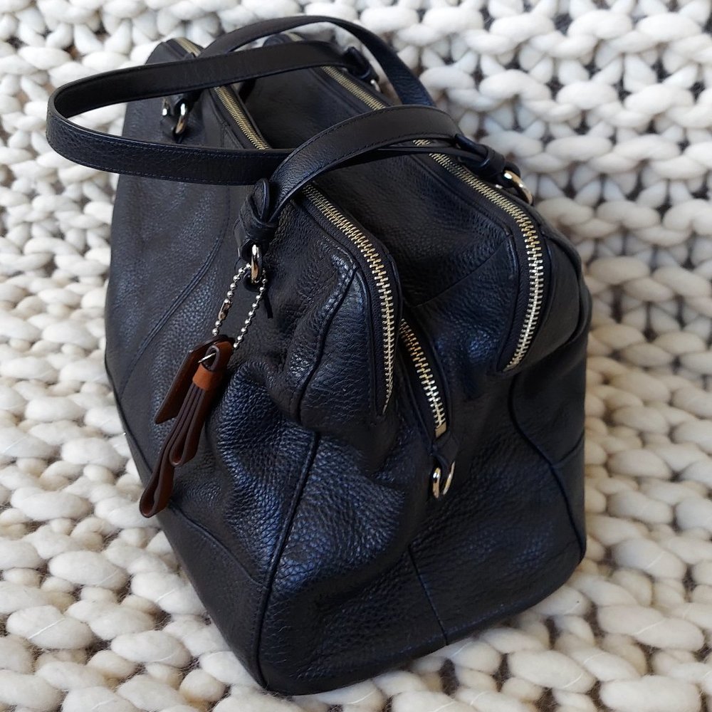 COACH leather double sided bag